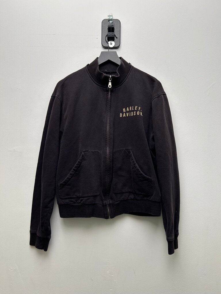 Harley Davidson 90/s Navy Zip SIze Medium