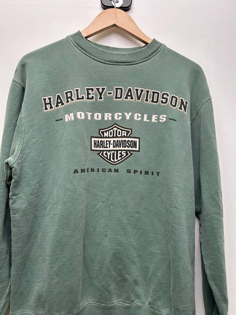 Harley Davidson 2006 Green Crewneck Size Small
