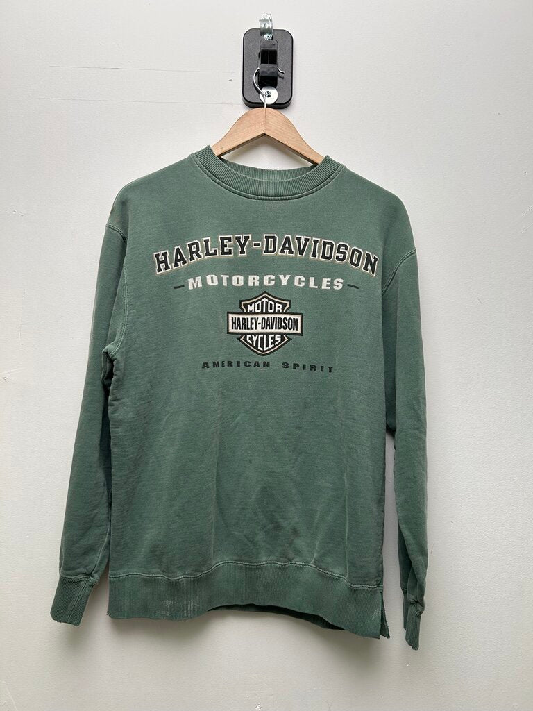 Harley Davidson 2006 Green Crewneck Size Small