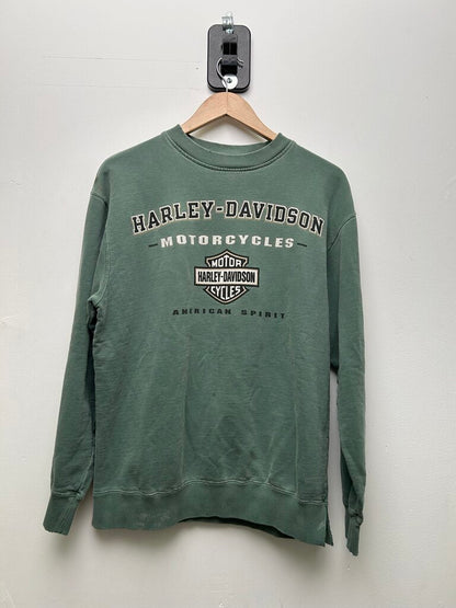 Harley Davidson 2006 Green Crewneck Size Small