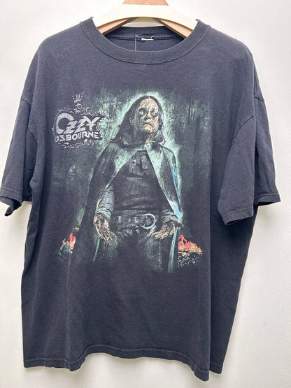 Ozzy Osbourne Black Rain Tee Size Large