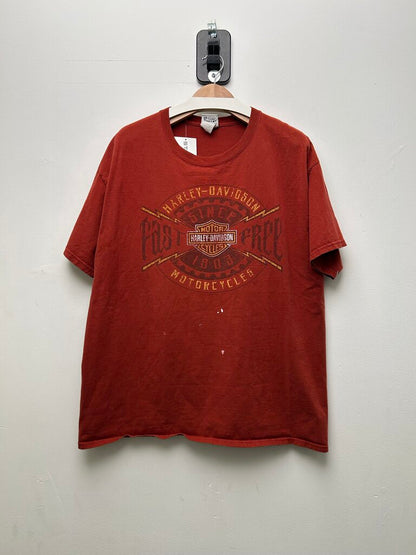 Harley Davidson Red 2016Tee Size XL