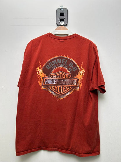 Harley Davidson Red 2016Tee Size XL
