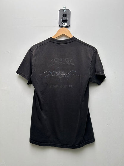 Harley Davidson Eagle PA Black Tee Size Medium