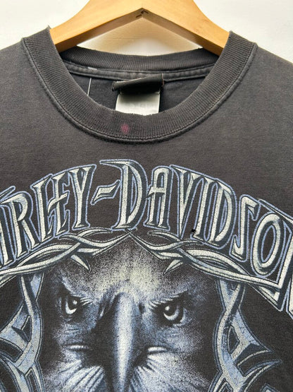 Harley Davidson Eagle PA Black Tee Size Medium