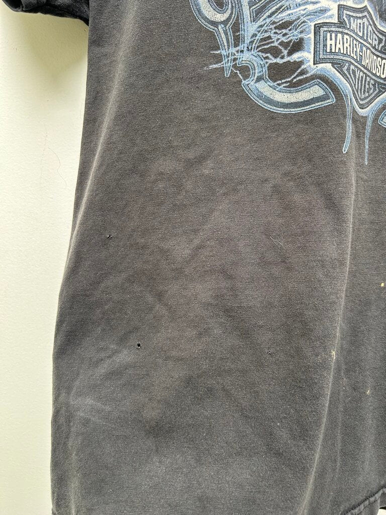 Harley Davidson Eagle PA Black Tee Size Medium