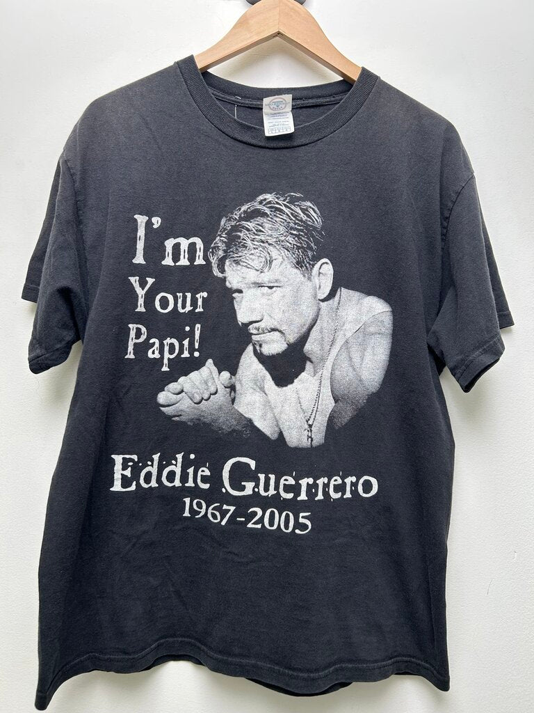 WWE Eddie Guerrero Rip 2005 Black Tee Sz L