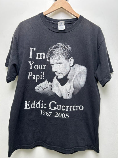 WWE Eddie Guerrero Rip 2005 Black Tee Sz L
