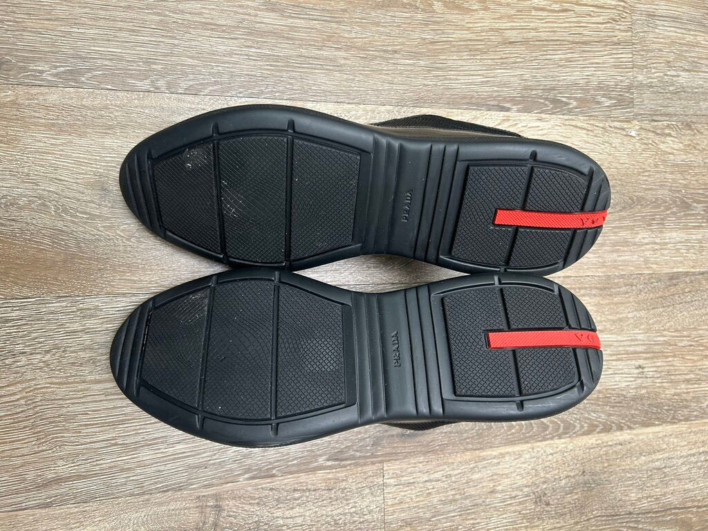 Preowned Prada Americas Cups Black Size 13 (14.5M)