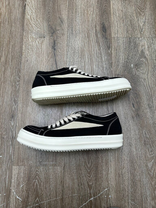 Preowned Rick owens Vans DRKSHDW Black Milk SIze 42