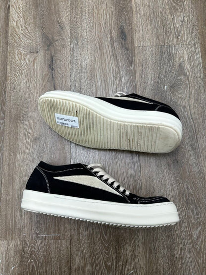 Preowned Rick owens Vans DRKSHDW Black Milk SIze 42