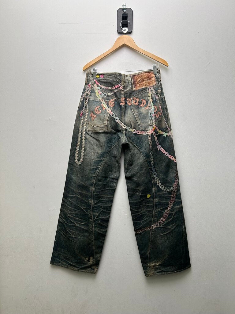 Preowned Acne Studios Aop Denim Size 44