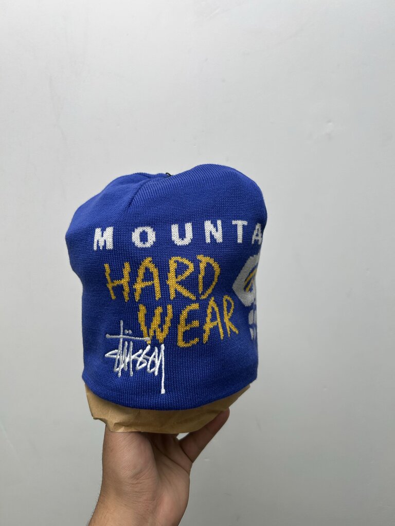 New Stussy Mountain Hardwear Blue Beanie