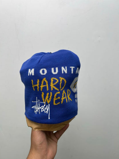 New Stussy Mountain Hardwear Blue Beanie