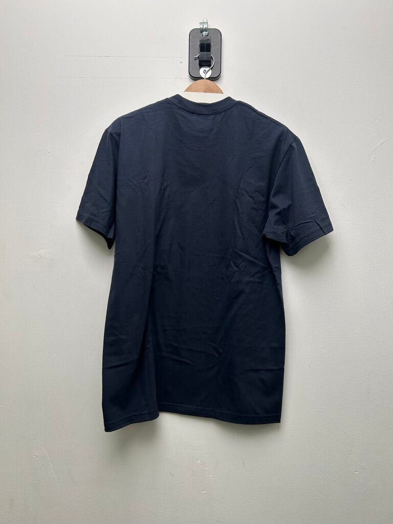 Preowned Supreme Arab Box Logo Navy red Size Medium