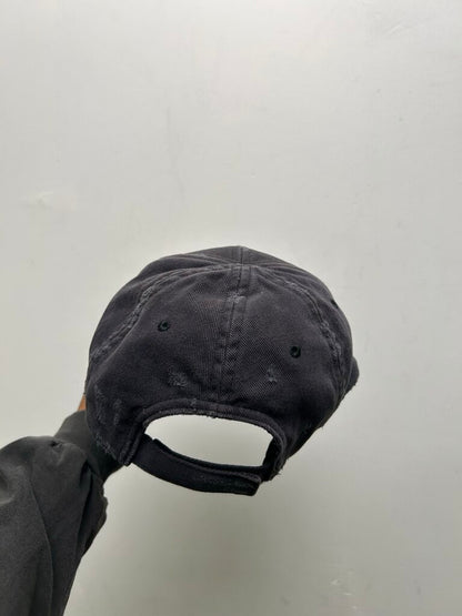 Preowned Balenciaga Navy Red Dat Hat