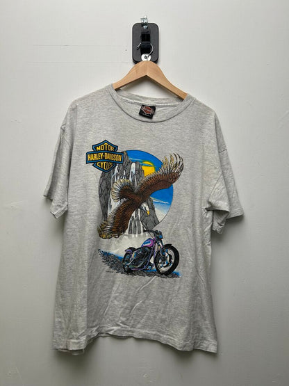 90s Harley Davidson Eagle Bike Grey Sz L