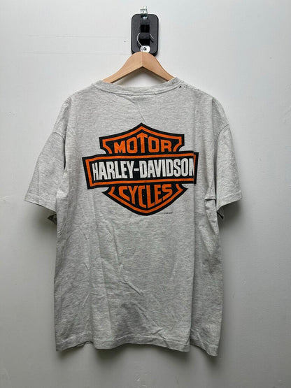 90s Harley Davidson Eagle Bike Grey Sz L