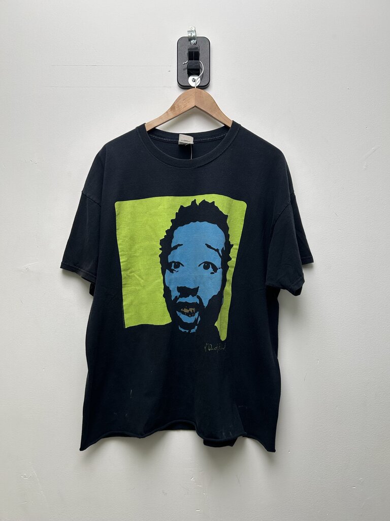 00s Old Dirty Bastard Green Navy Tee Sz Xxl CROPPED