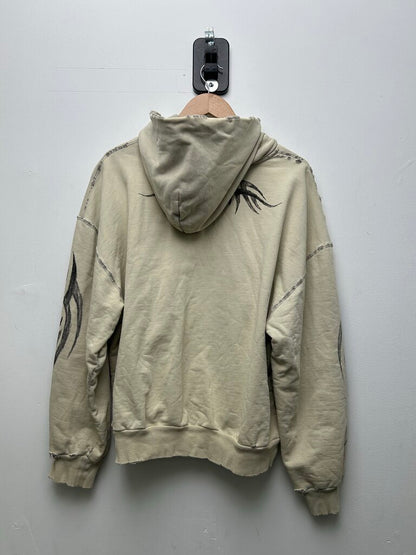 Preowned Balenciaga Tribal Cream Zip Size Large