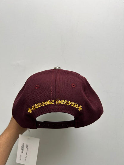New Chrome Hearts Burgundy CH Hat