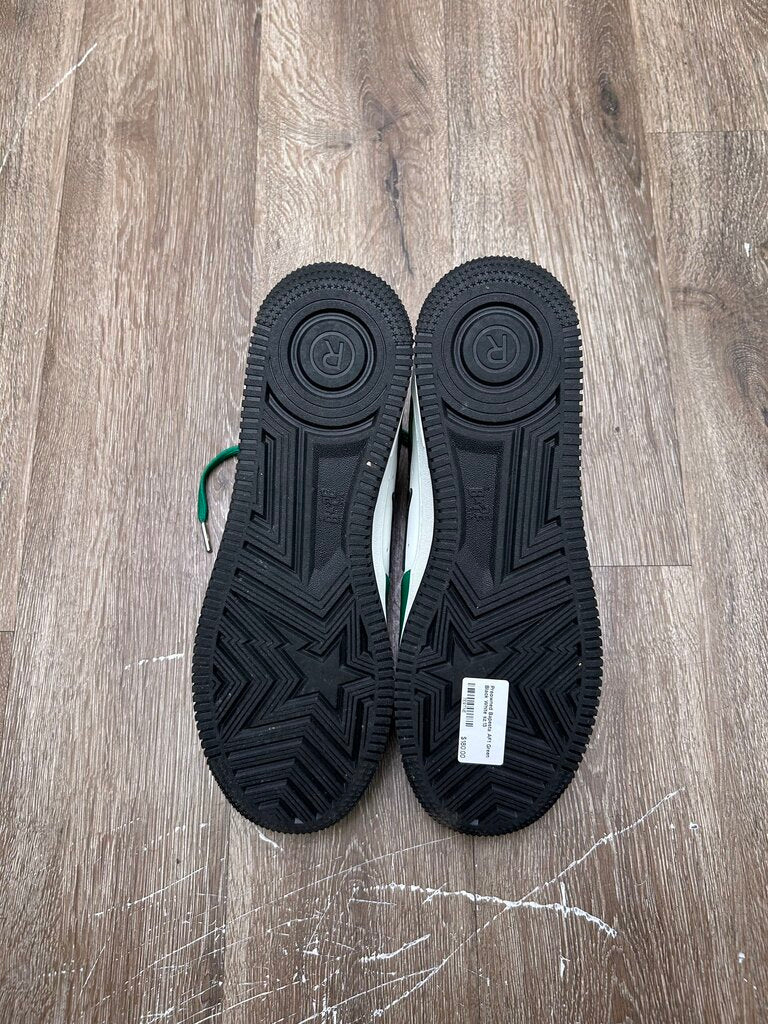 Preowned Bapesta AF1 Green Black White sz.13