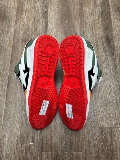 Preowned Bapesta SB Dunk Orange Black White Green sz.13 (NO BOX)