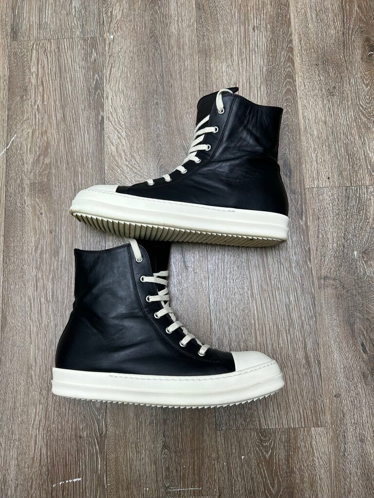 Preowned Rick Owens Ramone High Mainline Size 43