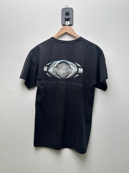 2005 Harley Davidson Eagle Freedom Black Tee Sz M