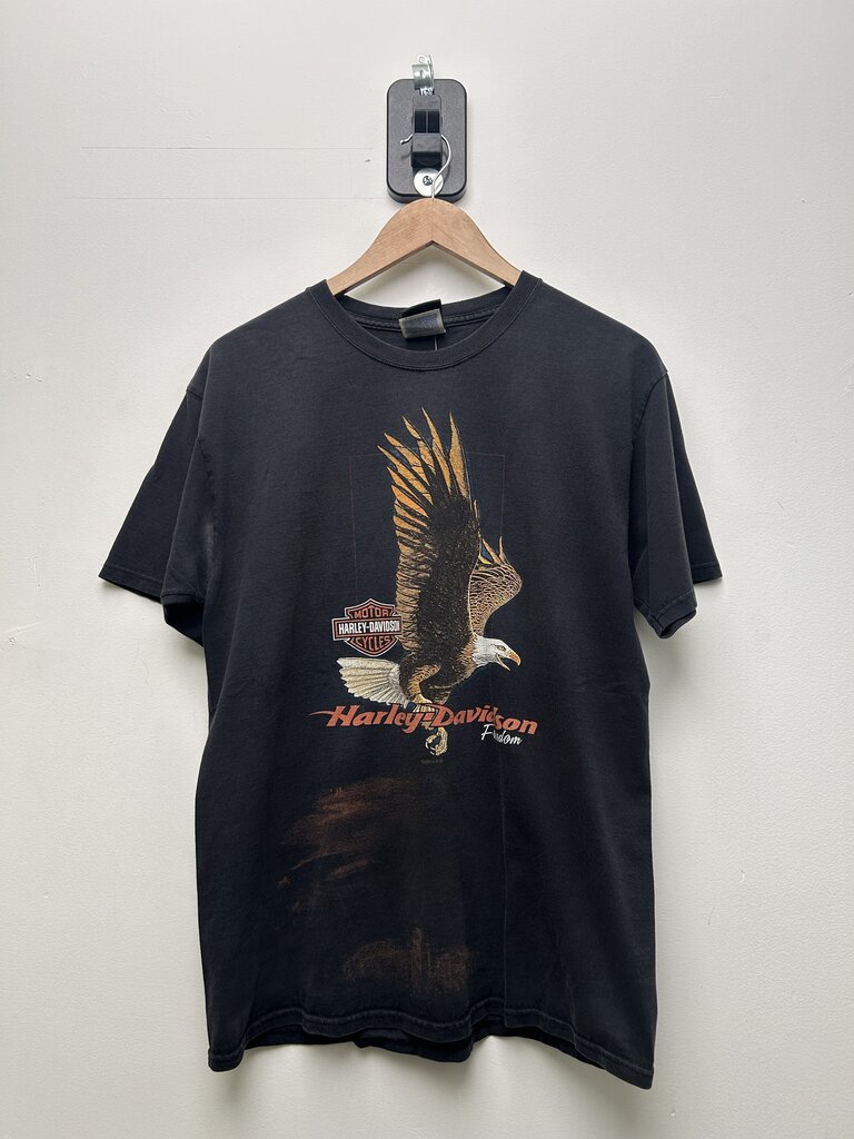 2005 Harley Davidson Eagle Freedom Black Tee Sz M
