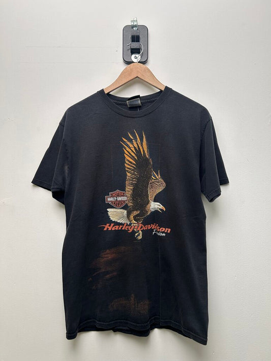 2005 Harley Davidson Eagle Freedom Black Tee Sz M