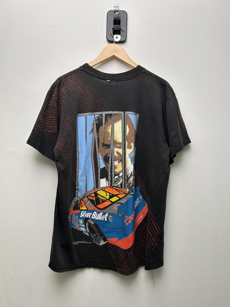 1995 Nascar AOP Faded Black Tee Sz XL