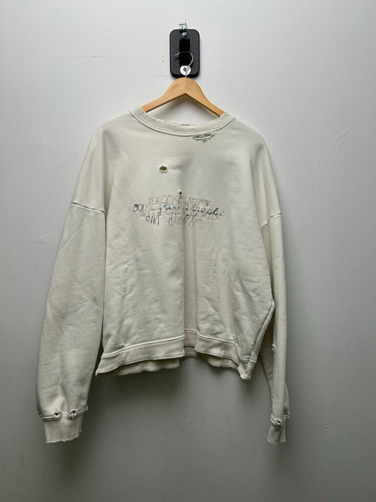 New Paly White Reconciliation Crewneck sz.L/XL