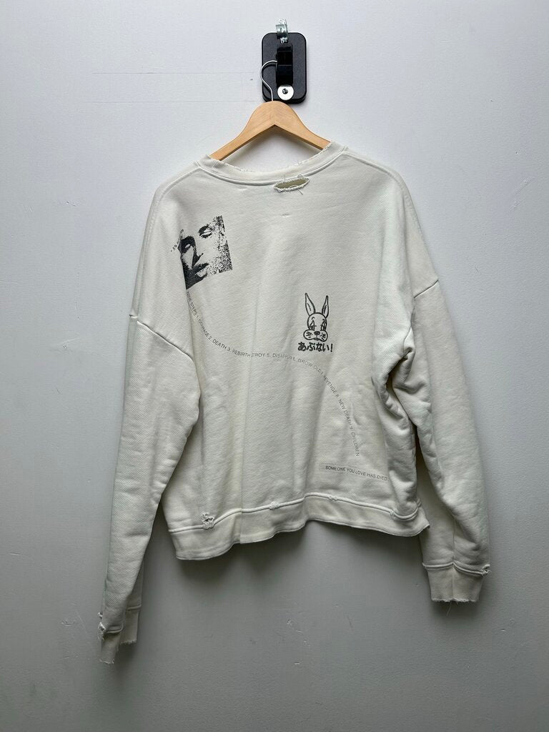 New Paly White Reconciliation Crewneck sz.L/XL