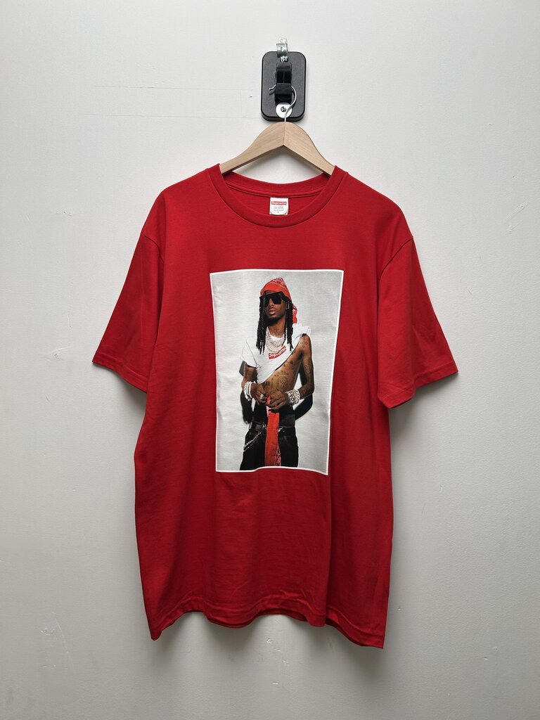 New Supreme Red Playboy Carti Tee Sz.Large