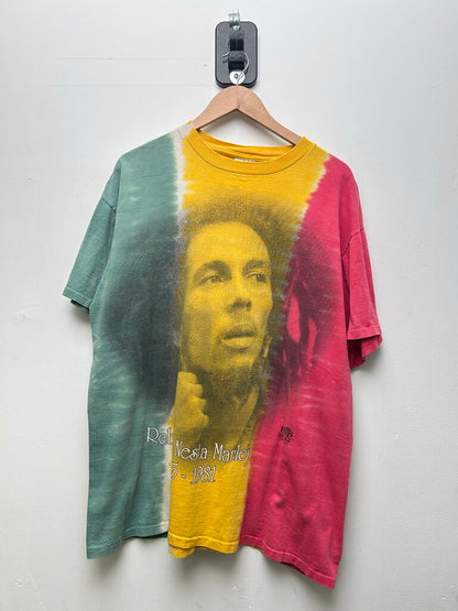 1996 Bob Marley Tie Dye Music Tee Sz XL