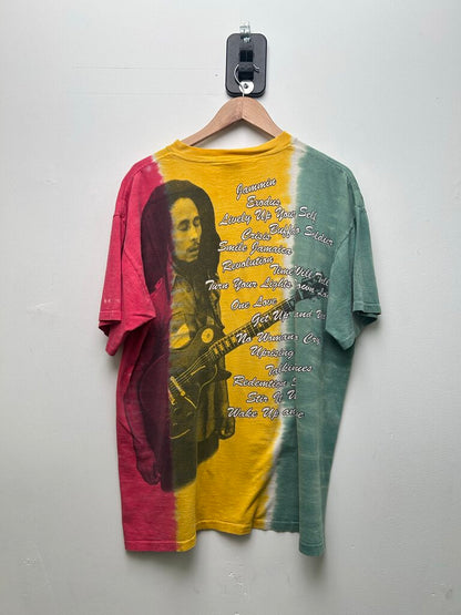 1996 Bob Marley Tie Dye Music Tee Sz XL