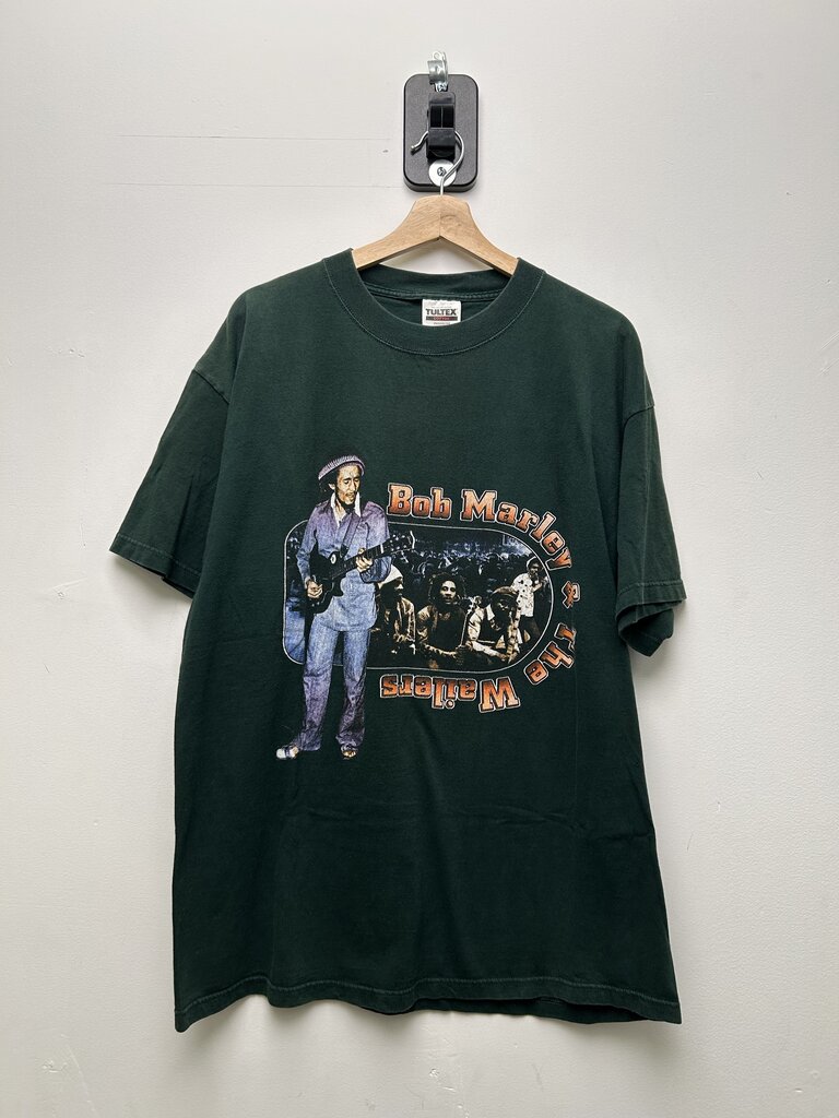 Bob Marley & The Wailers Music Green Tee Sz Xl