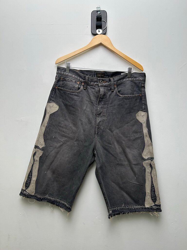 Preowneed Kapital Grey Bone Shorts Size 36