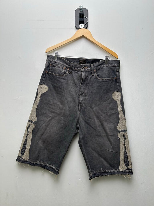 Preowneed Kapital Grey Bone Shorts Size 36