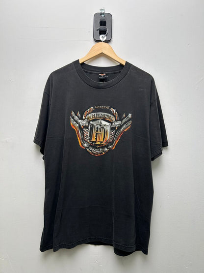 2000 Harley Davidson Genuine Mike Bruno's Black Tee Sz Xl