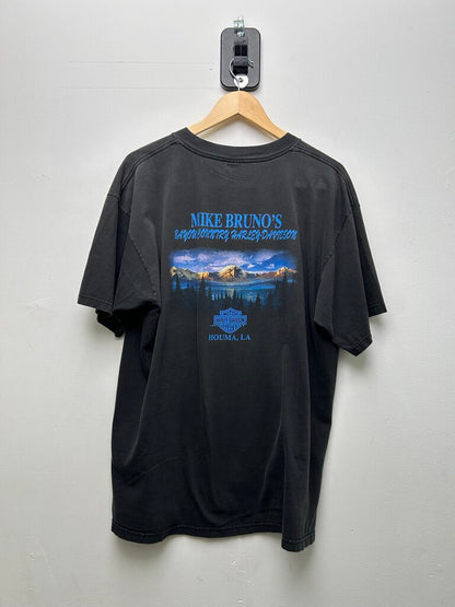 2000 Harley Davidson Genuine Mike Bruno's Black Tee Sz Xl