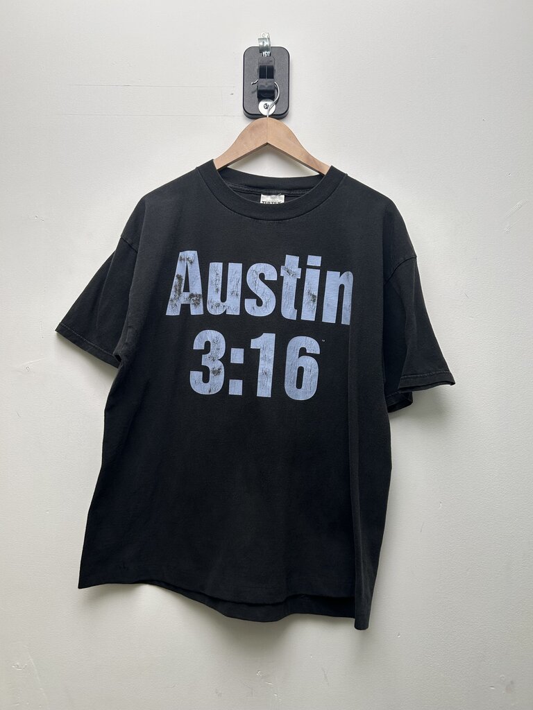 WWF 1997 Stone Cold Ice Cold 3 Skull Black Tee Sz XL