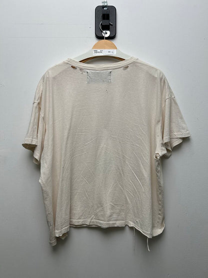 Preowned Paly Celery Juice White Tee Size Small