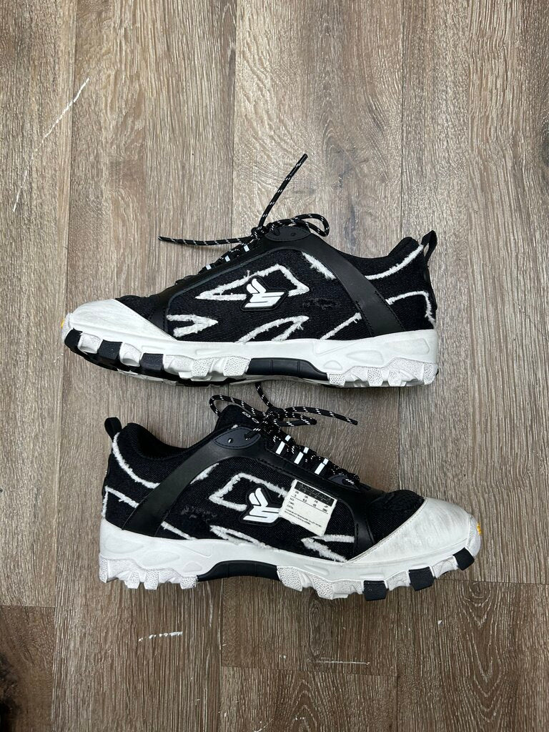 New Sicko Hiking Black Distressed White Toe Size 9