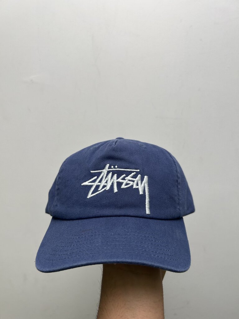 New Stussy Blue White Fade Cap