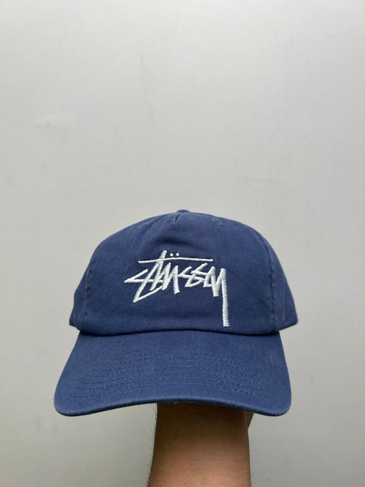 New Stussy Blue White Fade Cap