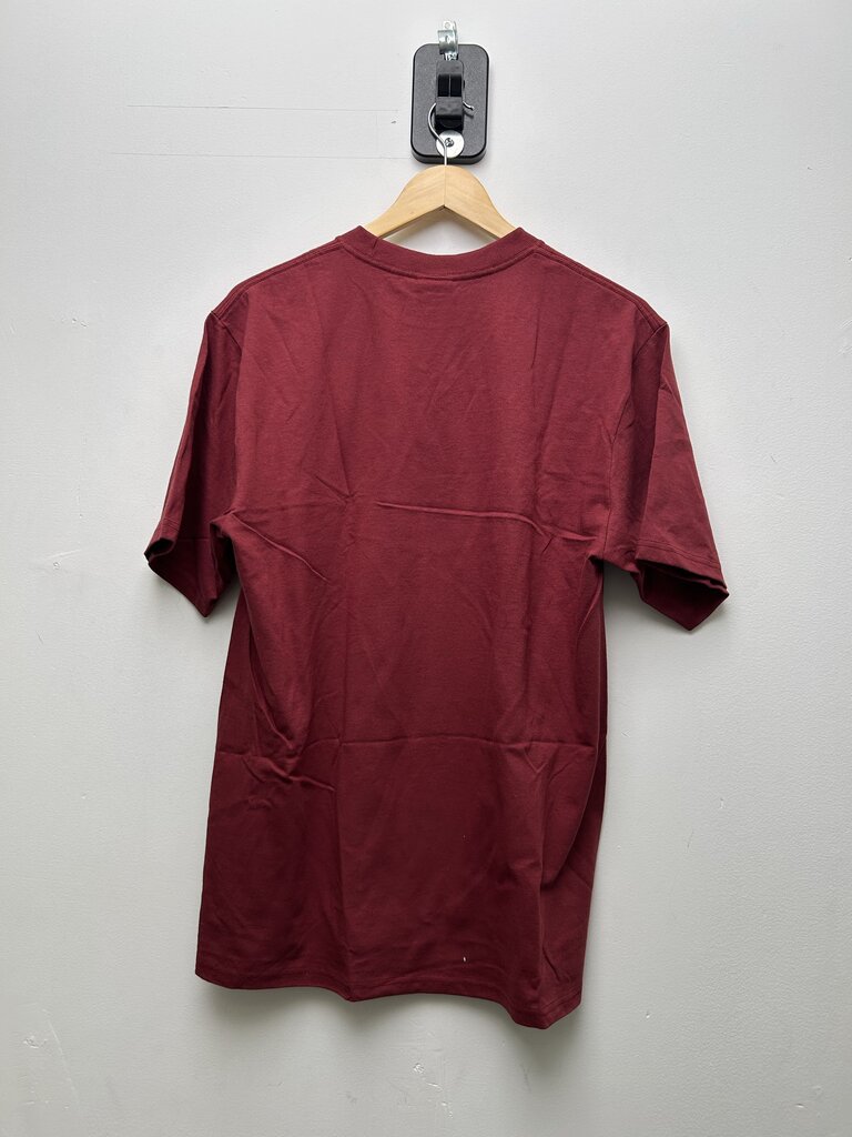New Stussy Personalities 4 Face Wine Maroon Tee sz.M