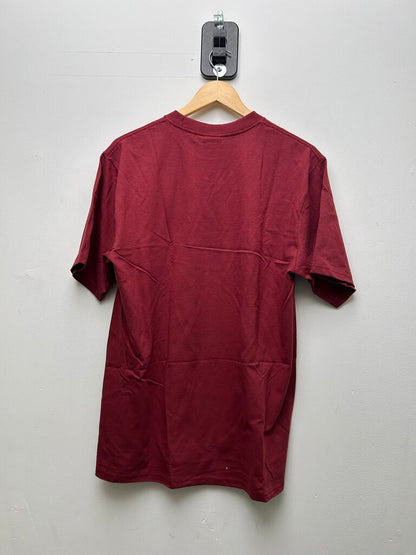 New Stussy Personalities 4 Face Wine Maroon Tee sz.M