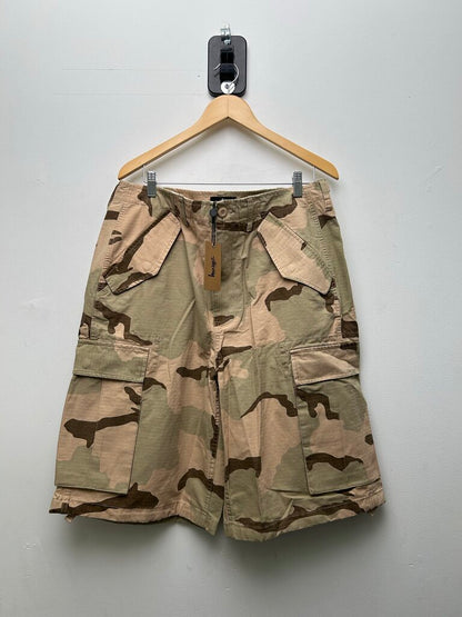 New Stussy Sand Camo Cargo Short sz.34